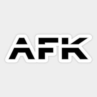 AFK Sticker